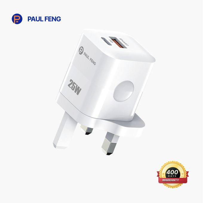 Paul Feng 25W USB-C And USB Charger